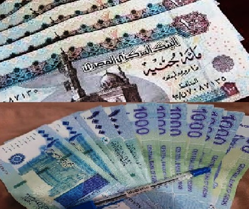 الجنيه المصري يسجل ارتفاعا قياسيا مقابل العملة السودانية