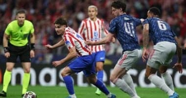 أتلتيكو مدريد يتعادل مع أرسنال 1 1 فى ذهاب نصف نهائي دوري الأبطال.. فيديو وصور أتلتيكو مدريد يتعادل مع أرسنال 1 1 فى ذهاب نصف نهائي دوري الأبطال.. فيديو وصور