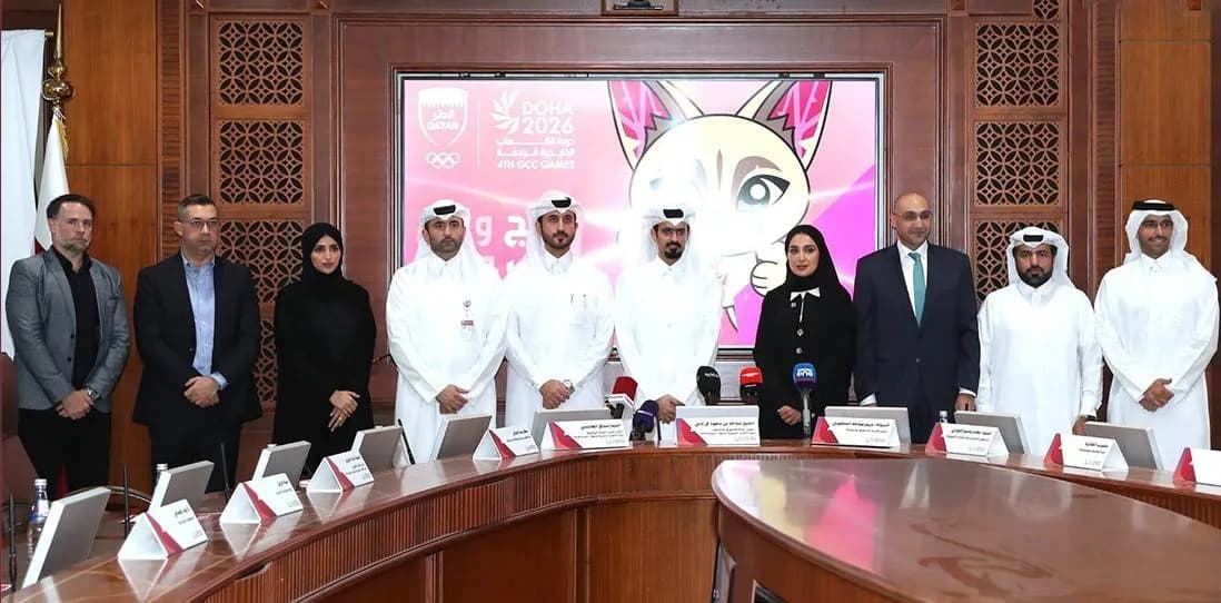 الكشف عن تعويذة دورة الألعاب الخليجية بقطر الكشف عن تعويذة دورة الألعاب الخليجية بقطر