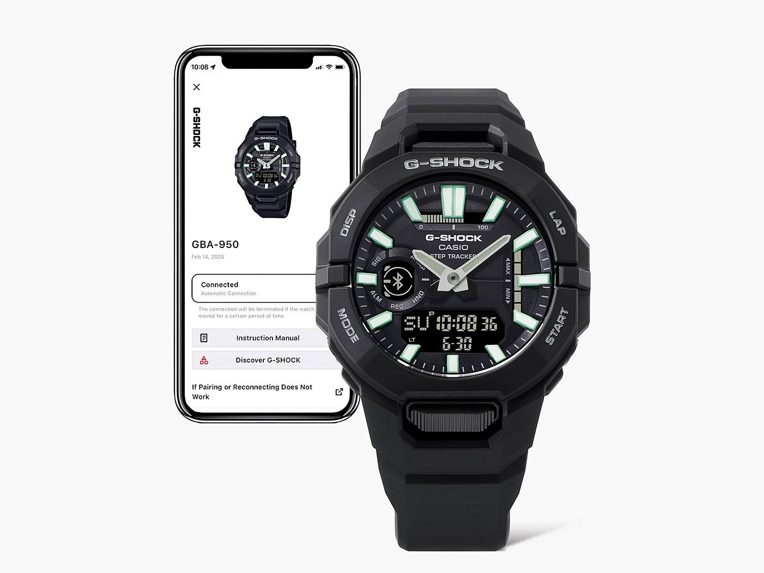 ساعة Casio GShock GBA950 متاحة الآن في أوروبا
