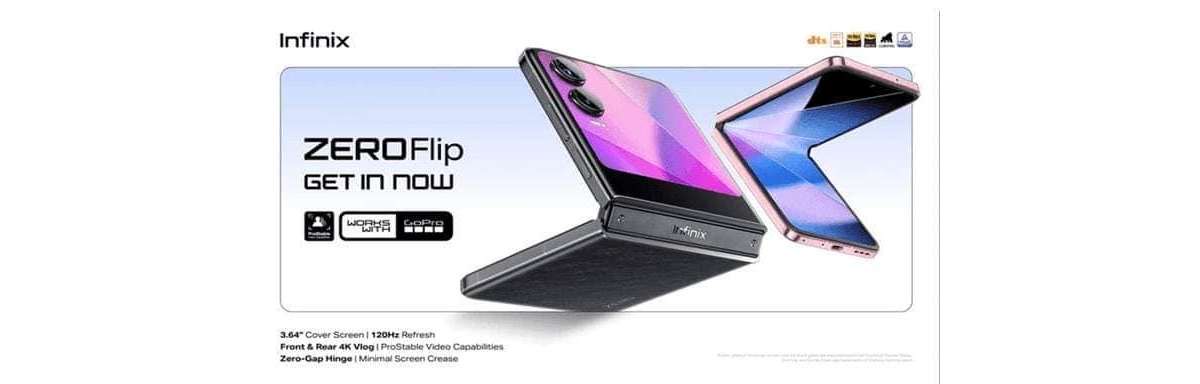 تسريب المواصفات الكاملة لهاتف Infinix Zero Flip