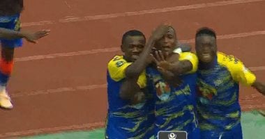 أوتوهو الكونغولى يحرز الهدف الأول فى مرمى الزمالك بعد مرور 15 دقيقة