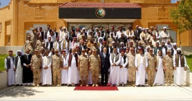المنطقة الغربية العسكرية تنظم لقاء مع شيوخ وعواقل محافظة مطروح020 المنطقة الغربية العسكرية تنظم لقاء مع شيوخ وعواقل محافظة مطروح