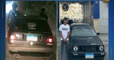 كنا بنهزر.. ضبط المتهمين بالجلوس خارج نافذة سيارة أثناء سيرها فيديو020 كنا بنهزر.. ضبط المتهمين بالجلوس خارج نافذة سيارة أثناء سيرها فيديو