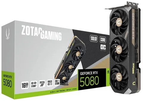 Zotac تكشف عن بطاقات RTX 5080 و 5070 Ti بتصميم موفر للمساحة