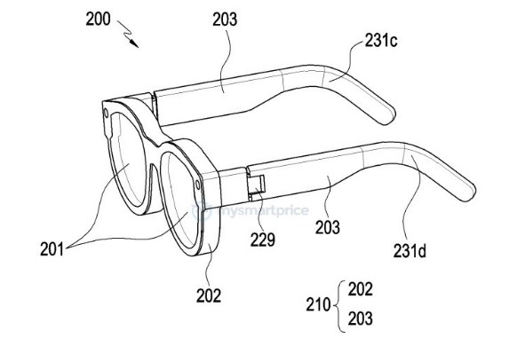 سامسونج تسجل براءة إختراع لنظارة AR تدعم المشاركة