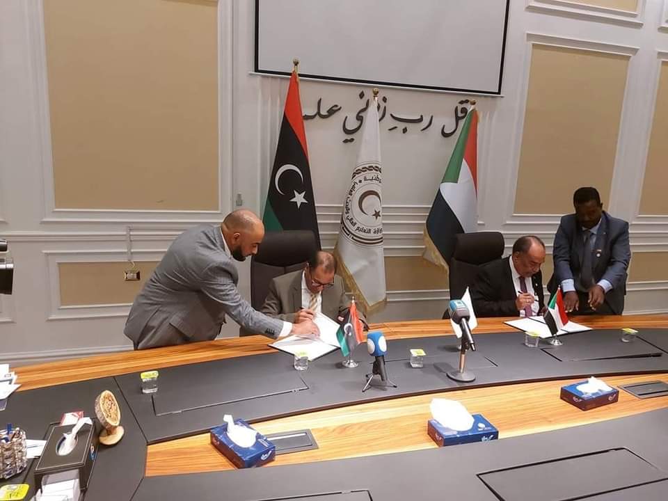 توقيع بين السودان وليبيا بشأن  التعليم العالي والبحث العلمي