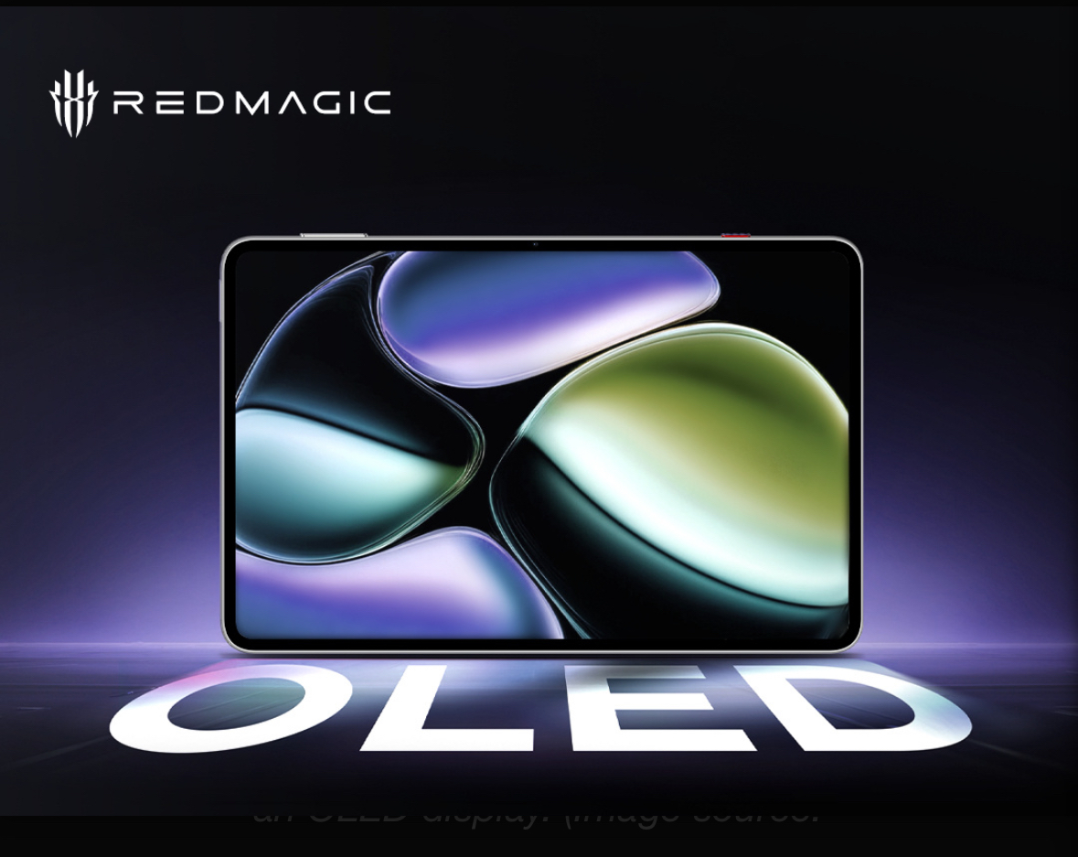 RedMagic تطلق جهاز لوحي للألعاب بشاشة OLED 165 هرتز وتحكم لمس Synaptics S3930