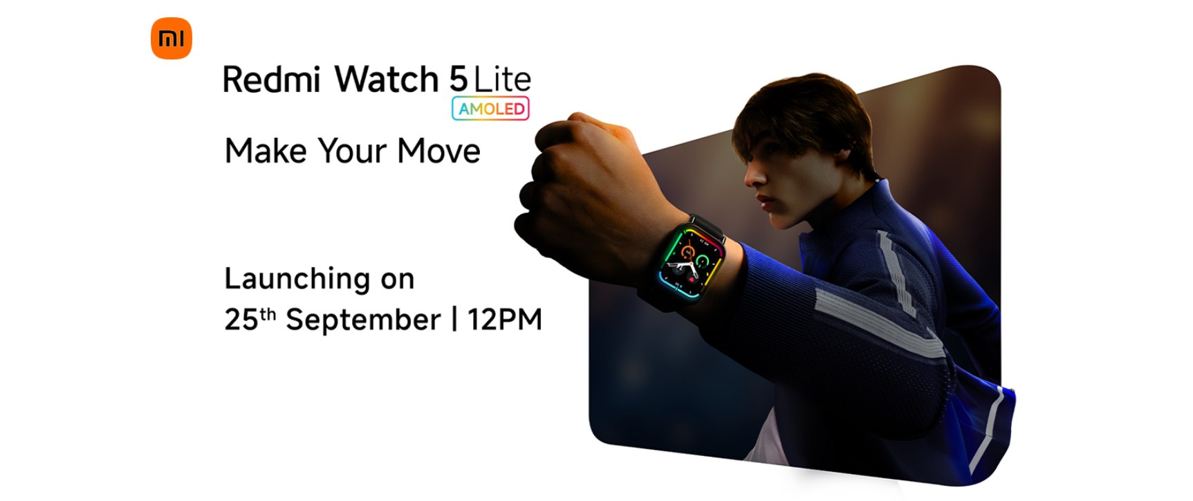 إطلاق ساعة Redmi Watch 5 Lite في 25 سبتمبر والإعلانات التشويقية تفصح عن الميزات