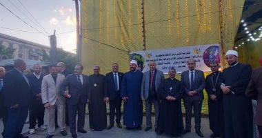 فقط فى مصر.. شاهد إفطار الوحدة الوطنية فى قلب الكنيسة الأسقفية بالإسكندرية
