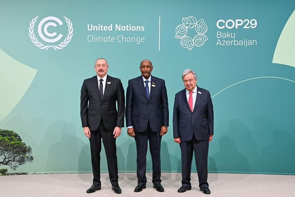 بمشاركة رئيس مجلس السيادة  إنطلاق أعمال قمة المناخ COP29 في أذربيجان