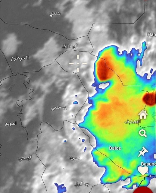 بعد معارك طاحنة.. خبير ارصاد يتوقع طوفان بالبطانة  