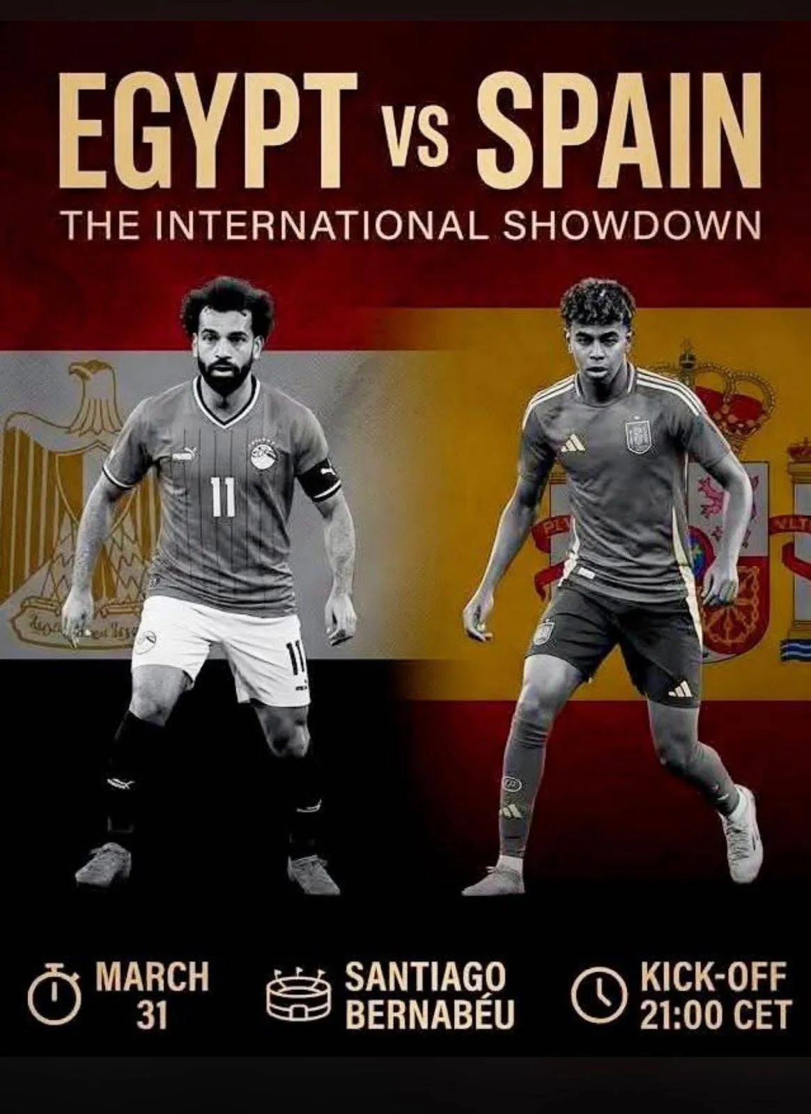 منتخب مصر يقبل دعوة مواجهة إسبانيا وديا