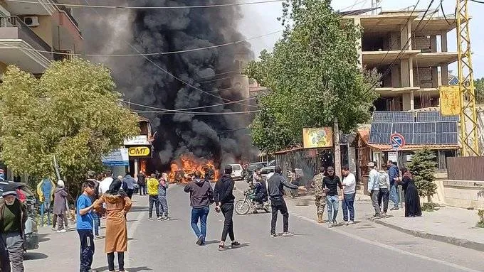 حريق كبير في محطة للوقود شرق لبنان... ووقوع إصابات