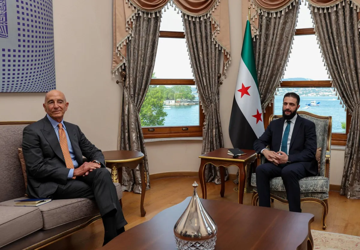 مبعوث ترمب يشيد بخطوات الشرع بشأن المقاتلين الأجانب والعلاقات مع إسرائيل020 مبعوث ترمب يشيد بخطوات الشرع بشأن المقاتلين الأجانب والعلاقات مع إسرائيل
