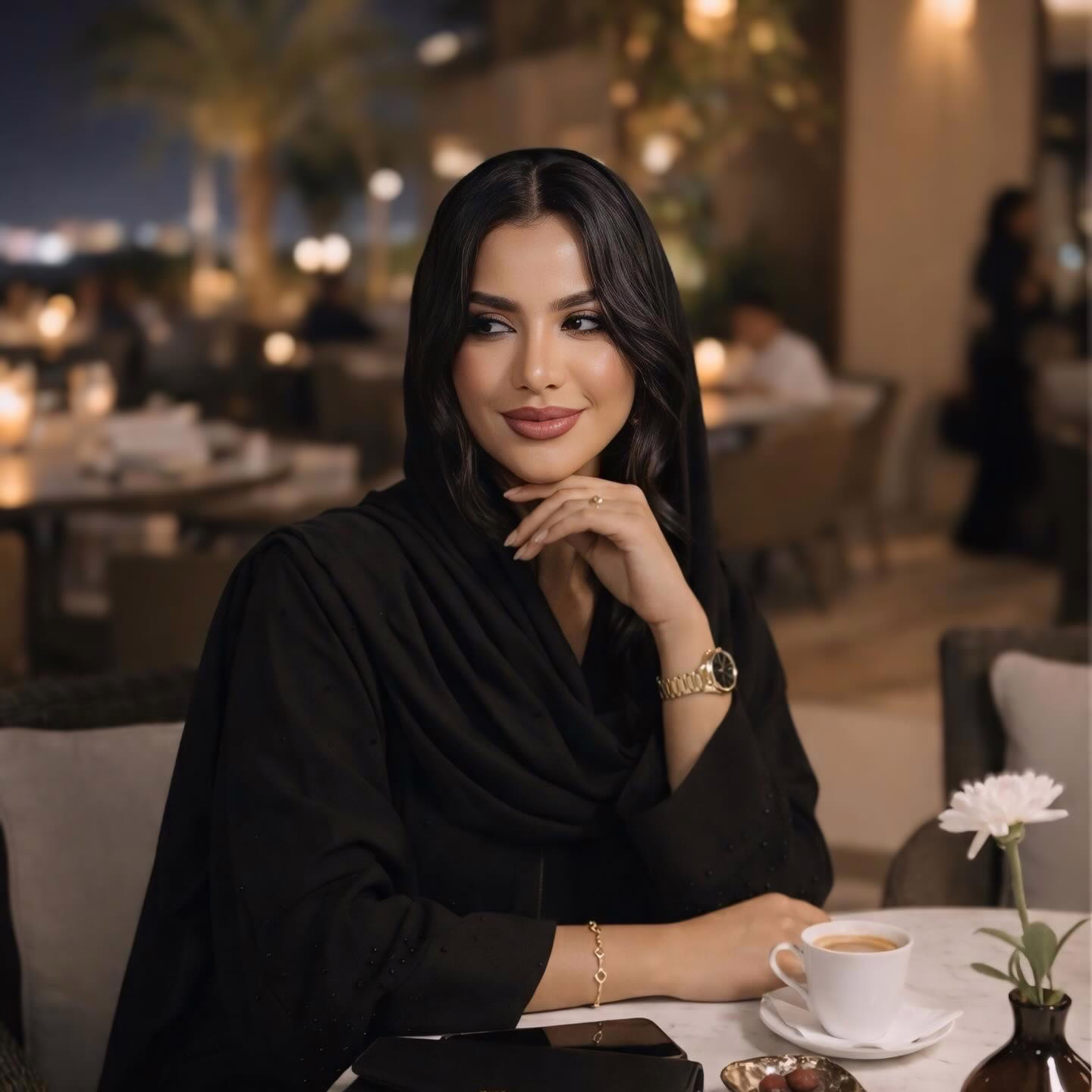 شاهد بالصور.. من جدة.. الحسناء السودانية لوشي تبهر المتابعين بإطلالة رمضانية ملفتة