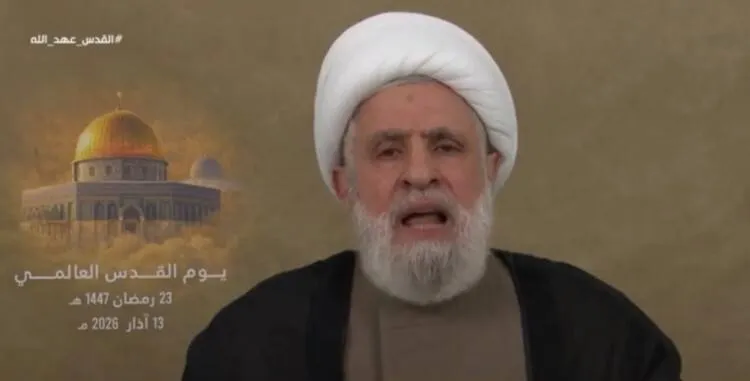 قاسم: المعركة مع إسرائيل ستطول... وعلى نتنياهو أن يخشى على نفسه