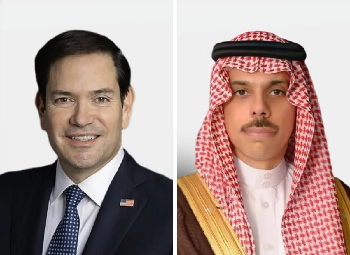 فيصل بن فرحان وروبيو يبحثان التطورات الإقليمية والدولية